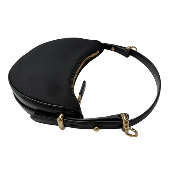 Prada Arque Nylon Mini Bag With Leather Trim in Black - Picture 7 of 9